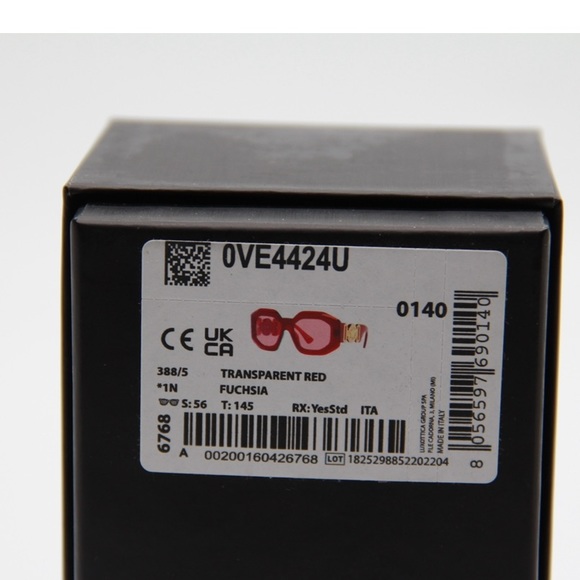 NEW VE4424U 388/5 VERSACE MEDUSA SUNGLASSES MOD 4424U PINK EYEWEAR VE 4424U - Picture 12 of 12